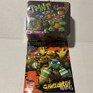 Teenage Mutant Ninja Turtles Puzzle and Coloring Book Set